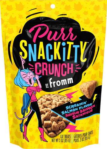 Fromm Family PurrSnackitty Crunch Screamin' Salmon Flavor Cat Treats