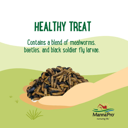 Manna Pro Farmhouse Favorites™ Triple Bug Mix Poultry Treats