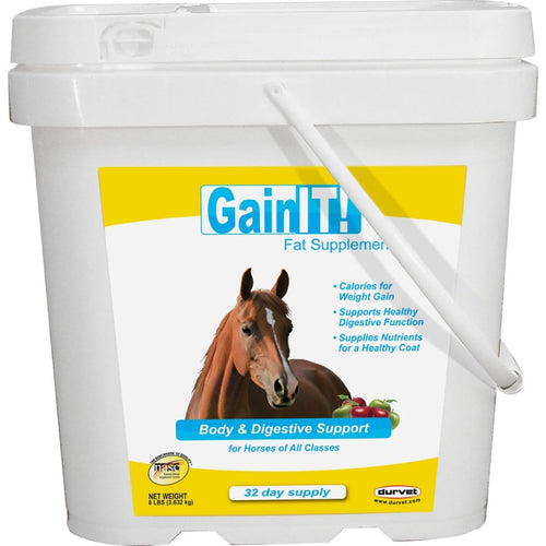 DURVET GAIN IT FAT SUPPLEMENT EQUINE
