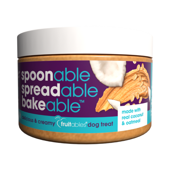 Fruitables Spreads™ Coconut & Oatmeal Creamy Dog Treat