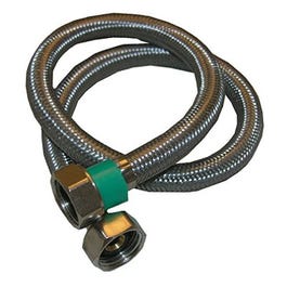 Faucet Connector, 1/2-In. x 1/2-In. Iron Pipe Size x 30-In.