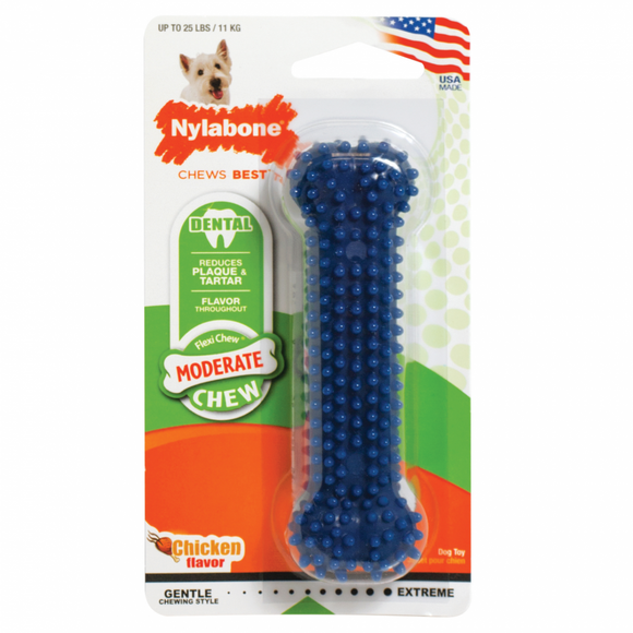 Nylabone Dental Chew Bone Dog Toy