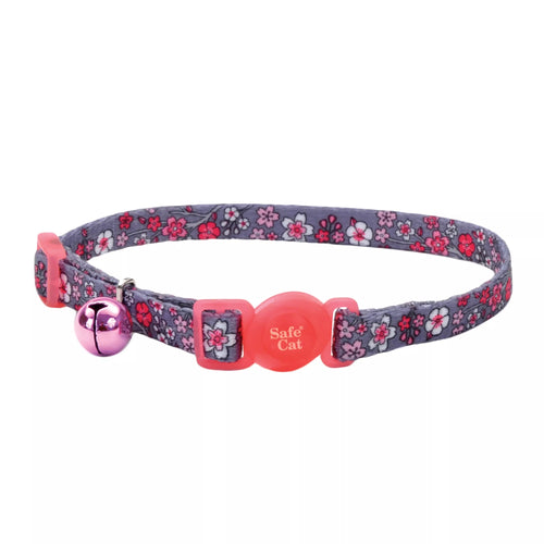 Coastal Pet Product Safe Cat Fashion Adjustable Breakaway Collar (Pink Dots)