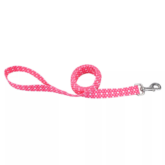 Coastal Pet Products Styles Dog Leash Pink Dot 5/8 in. x 6 ft. (5/8