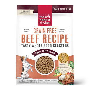 The Honest Kitchen Grain Free Beef Clusters For Small Breeds Dry Dog Food