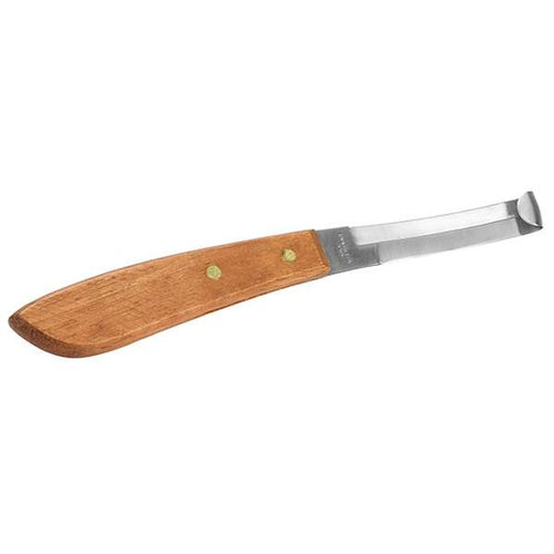 Weaver Leather Left-Handed Hoof Knife With Wooden Handle (8