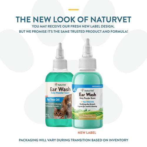 NaturVet Ear Wash Liquid (8 oz)