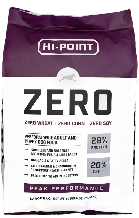 Shawnee Milling Hi-Point Zero Performance Adult and Puppy Dog Food