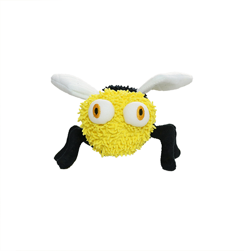 Mighty® Microfiber Ball Medium Bee Dog Toy