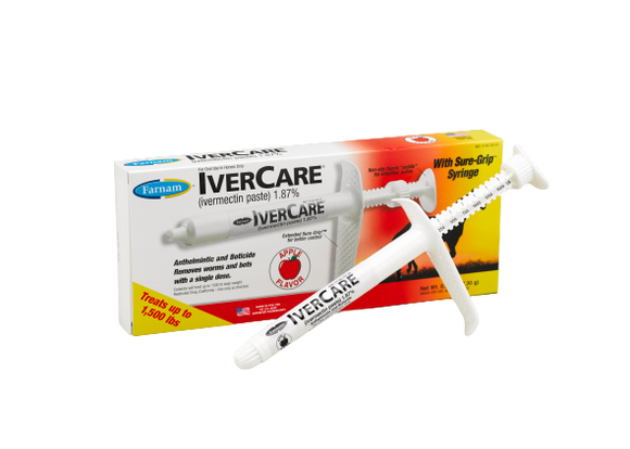 Farnam IverCare (ivermectin paste) 1.87% (.26 oz Tube)