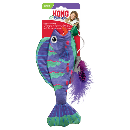Kong Wrangler Angler Fish Cat Toy