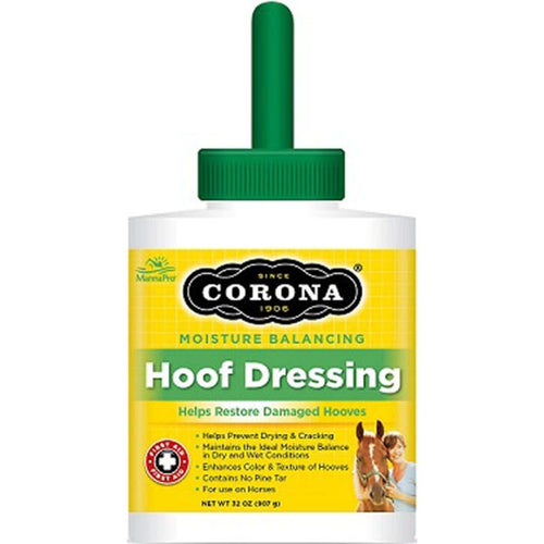 CORONA COMPLETE DAILY CARE HOOF DRESSING W/ BRUSH (32 OZ)