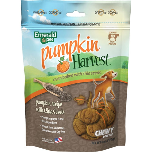 Emerald Pet Pumpkin Harvest Chewy Dog Treats